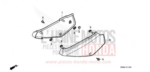 COUVERCLE LATERAL XR100RY de 2000